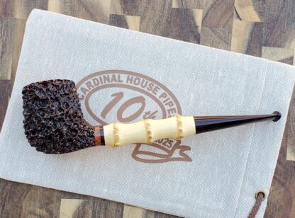 SOLD - 10th Anniversary Cardinal House Morton "Lava Rock" Bamboo Billiard 624
