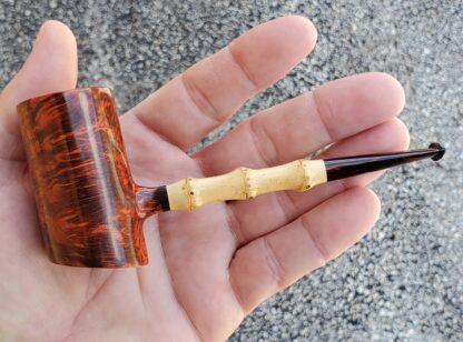 SOLD - 10th Anniversary Cardinal House Hollingsworth Pencil-shank Bamboo Poker Sitter 710 - Image 2