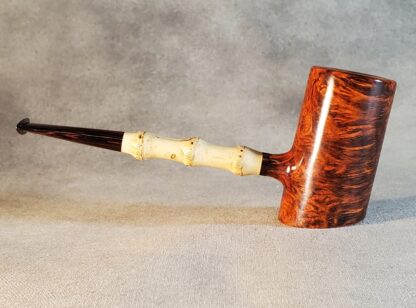 SOLD - 10th Anniversary Cardinal House Hollingsworth Pencil-shank Bamboo Poker Sitter 710 - Image 6
