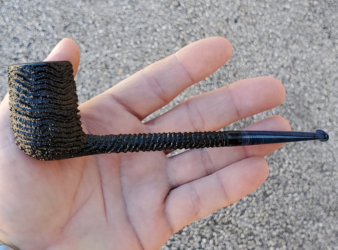 SOLD - 10th Anniversary Cardinal House Munn Pencil-shank Billiard 1011 - Image 3