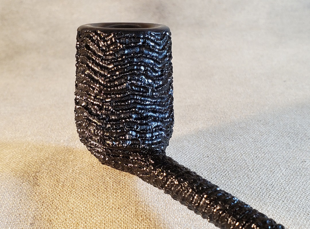 SOLD - 10th Anniversary Cardinal House Munn Pencil-shank Billiard 1011 - Image 10