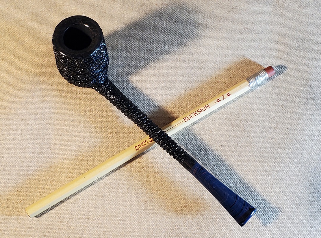 SOLD - 10th Anniversary Cardinal House Munn Pencil-shank Billiard 1011 - Image 19