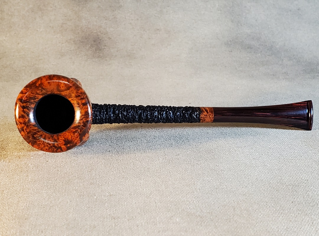 SOLD - 10th Anniversary Cardinal House Morton Pencil-shank Wax-Drip Billiard 1014 - Image 7