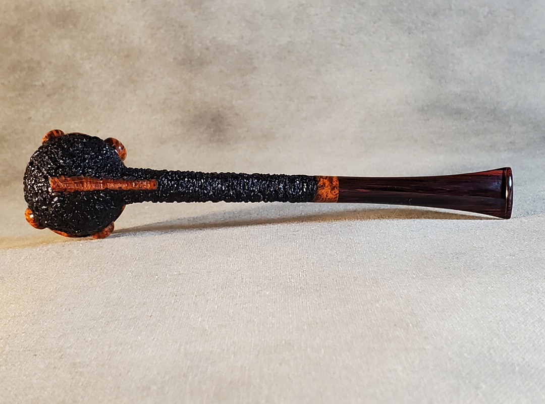 SOLD - 10th Anniversary Cardinal House Morton Pencil-shank Wax-Drip Billiard 1014 - Image 8