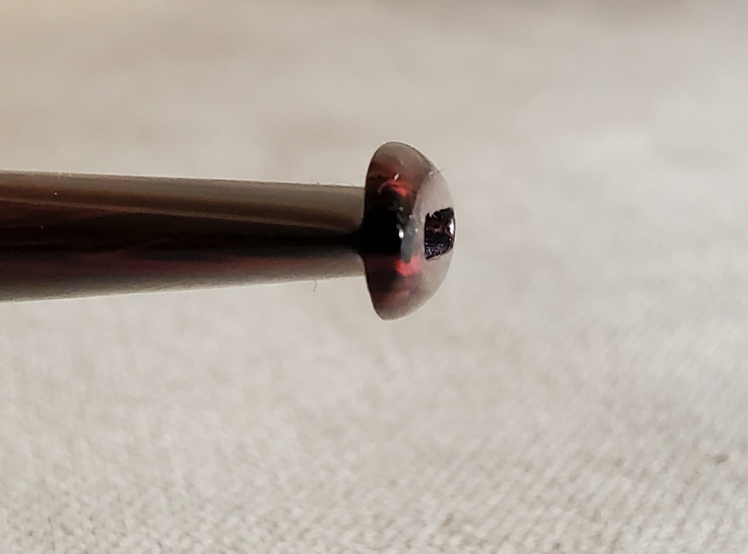 SOLD - 10th Anniversary Cardinal House Morton Pencil-shank Wax-Drip Billiard 1014 - Image 14