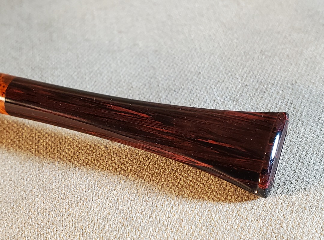 SOLD - 10th Anniversary Cardinal House Morton Pencil-shank Wax-Drip Billiard 1014 - Image 15