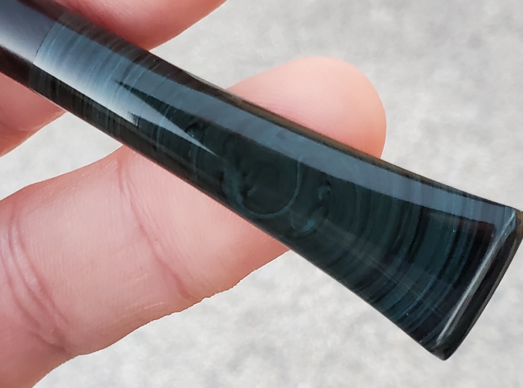 SOLD - 10th Anniversary Cardinal House Munn Pencil-shank Lava Rock Billiard 1019 - Image 7