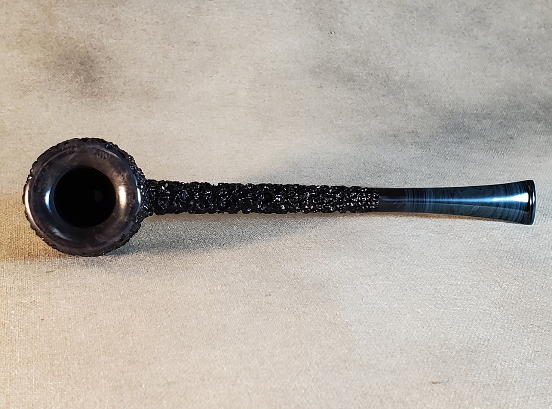 SOLD - 10th Anniversary Cardinal House Munn Pencil-shank Lava Rock Billiard 1019 - Image 10