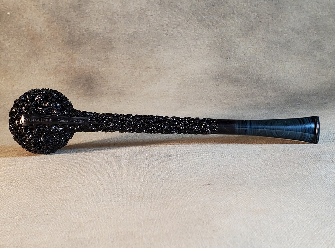 SOLD - 10th Anniversary Cardinal House Munn Pencil-shank Lava Rock Billiard 1019 - Image 11