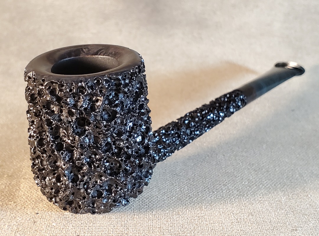 SOLD - 10th Anniversary Cardinal House Munn Pencil-shank Lava Rock Billiard 1019 - Image 13