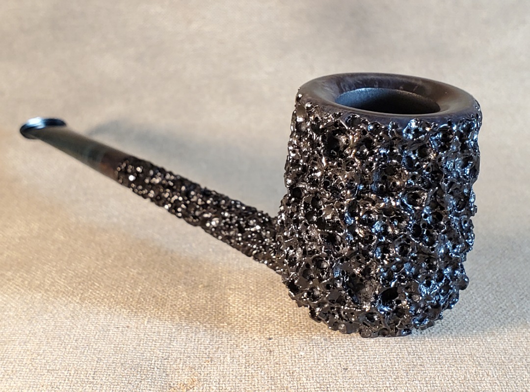 SOLD - 10th Anniversary Cardinal House Munn Pencil-shank Lava Rock Billiard 1019 - Image 14