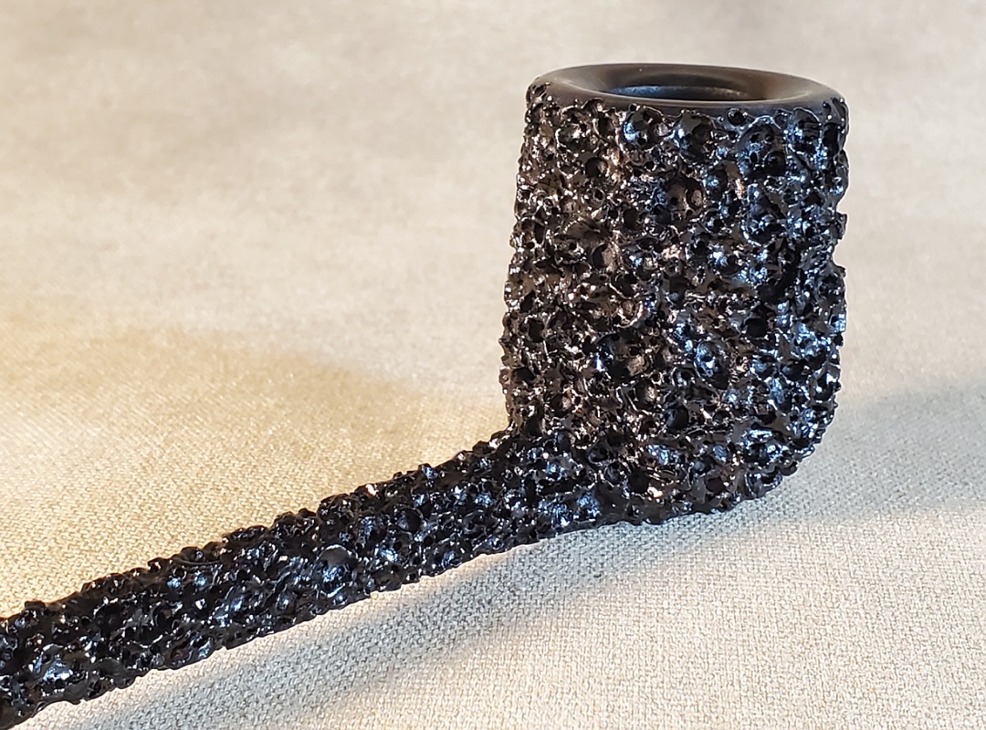 SOLD - 10th Anniversary Cardinal House Munn Pencil-shank Lava Rock Billiard 1019 - Image 15