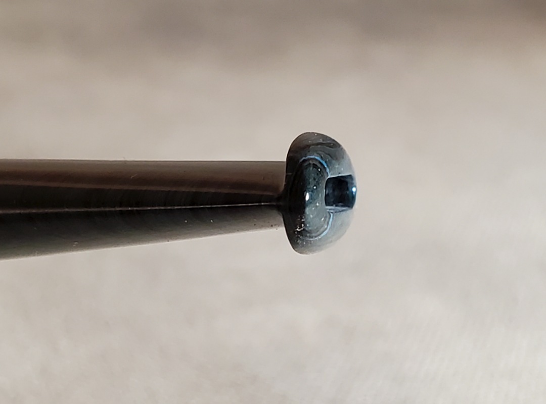 SOLD - 10th Anniversary Cardinal House Munn Pencil-shank Lava Rock Billiard 1019 - Image 18