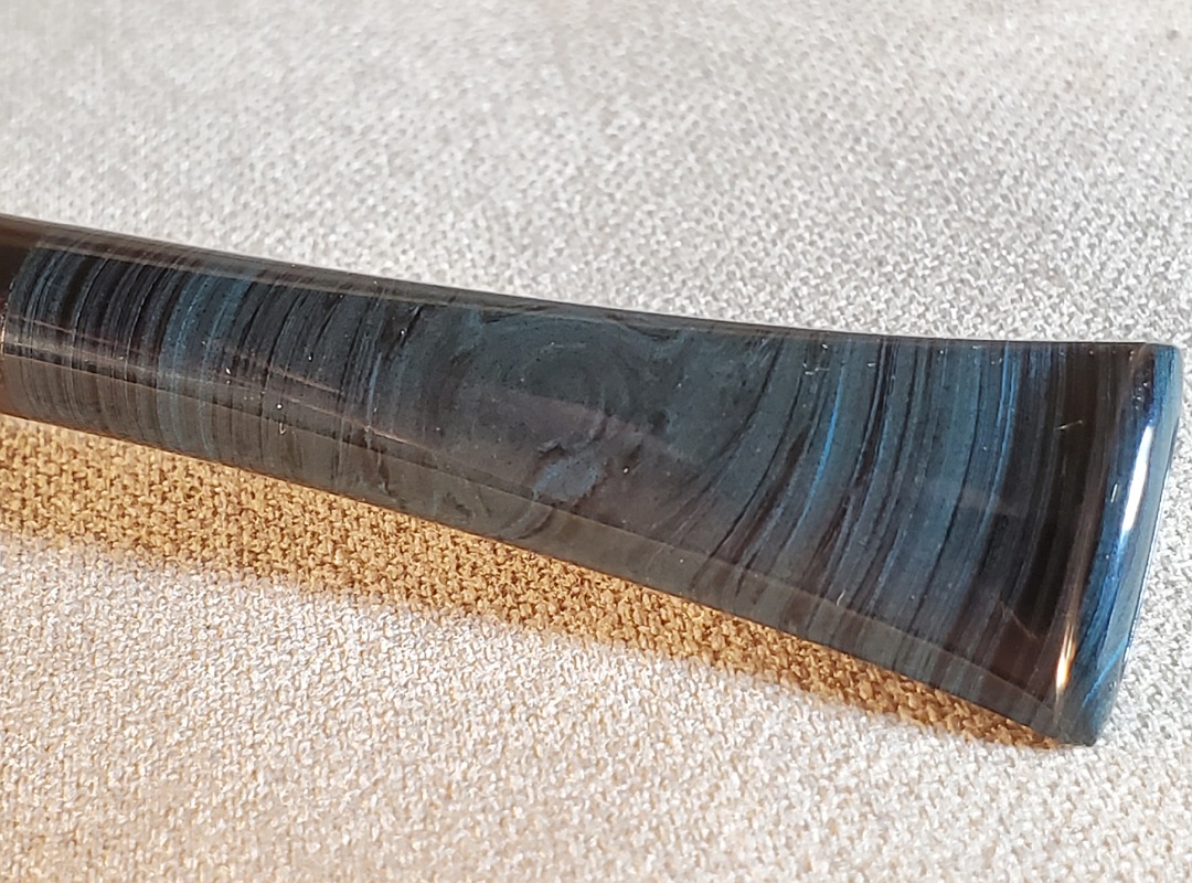 SOLD - 10th Anniversary Cardinal House Munn Pencil-shank Lava Rock Billiard 1019 - Image 19