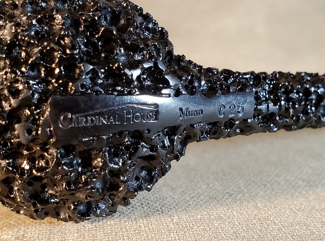 SOLD - 10th Anniversary Cardinal House Munn Pencil-shank Lava Rock Billiard 1019 - Image 20