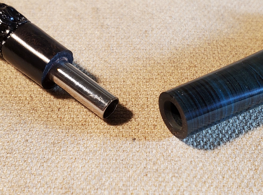 SOLD - 10th Anniversary Cardinal House Munn Pencil-shank Lava Rock Billiard 1019 - Image 22