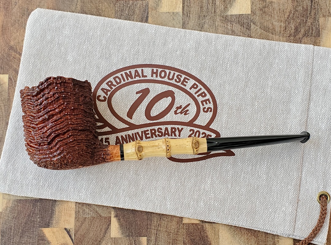 SOLD - 10th Anniversary Cardinal House Langford Bamboo-shank Deep Pot 1030