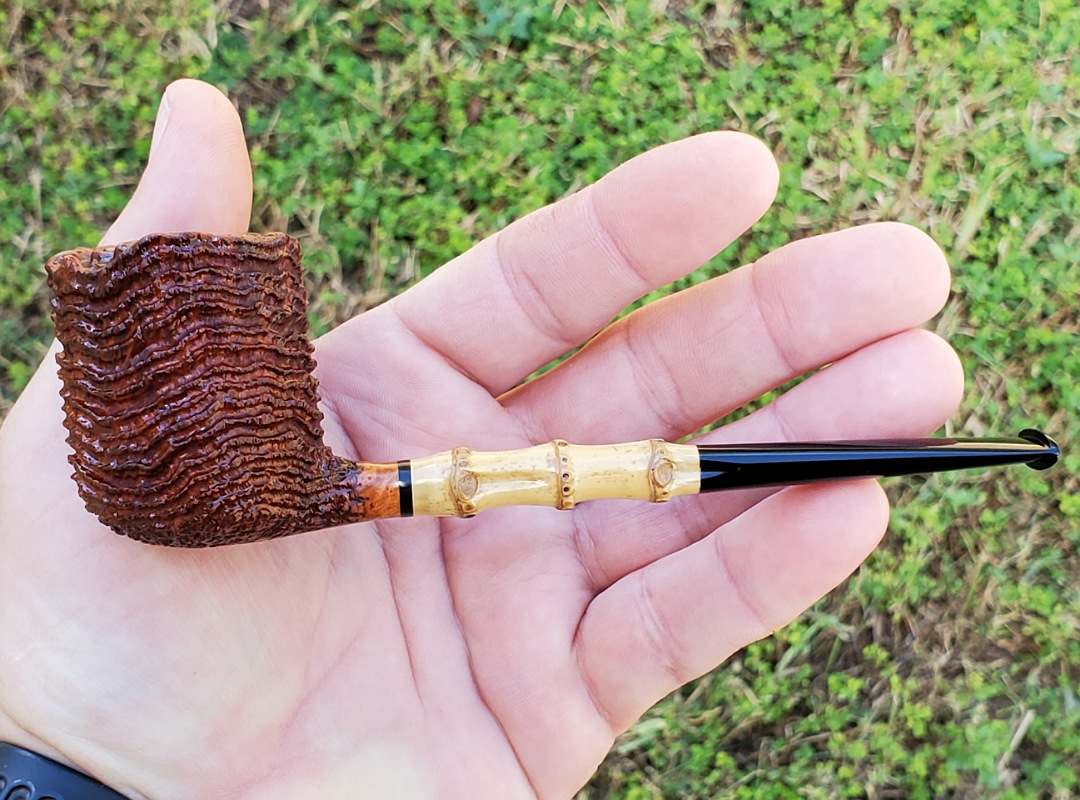 SOLD - 10th Anniversary Cardinal House Langford Bamboo-shank Deep Pot 1030 - Image 2