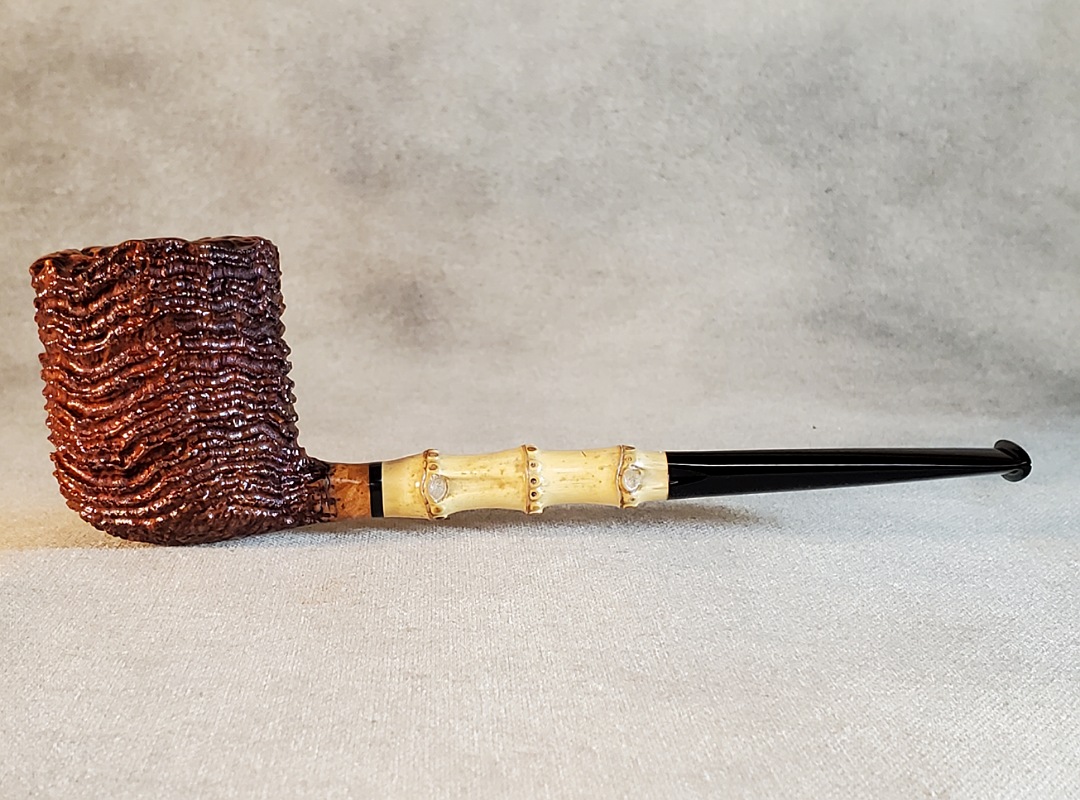 SOLD - 10th Anniversary Cardinal House Langford Bamboo-shank Deep Pot 1030 - Image 5