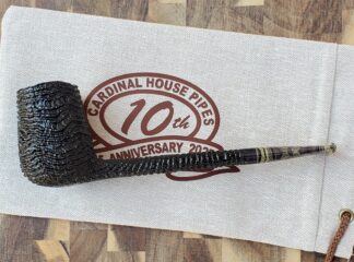 SOLD - 10th Anniversary Cardinal House Munn Pencil-shank Stacked Brandy 1118